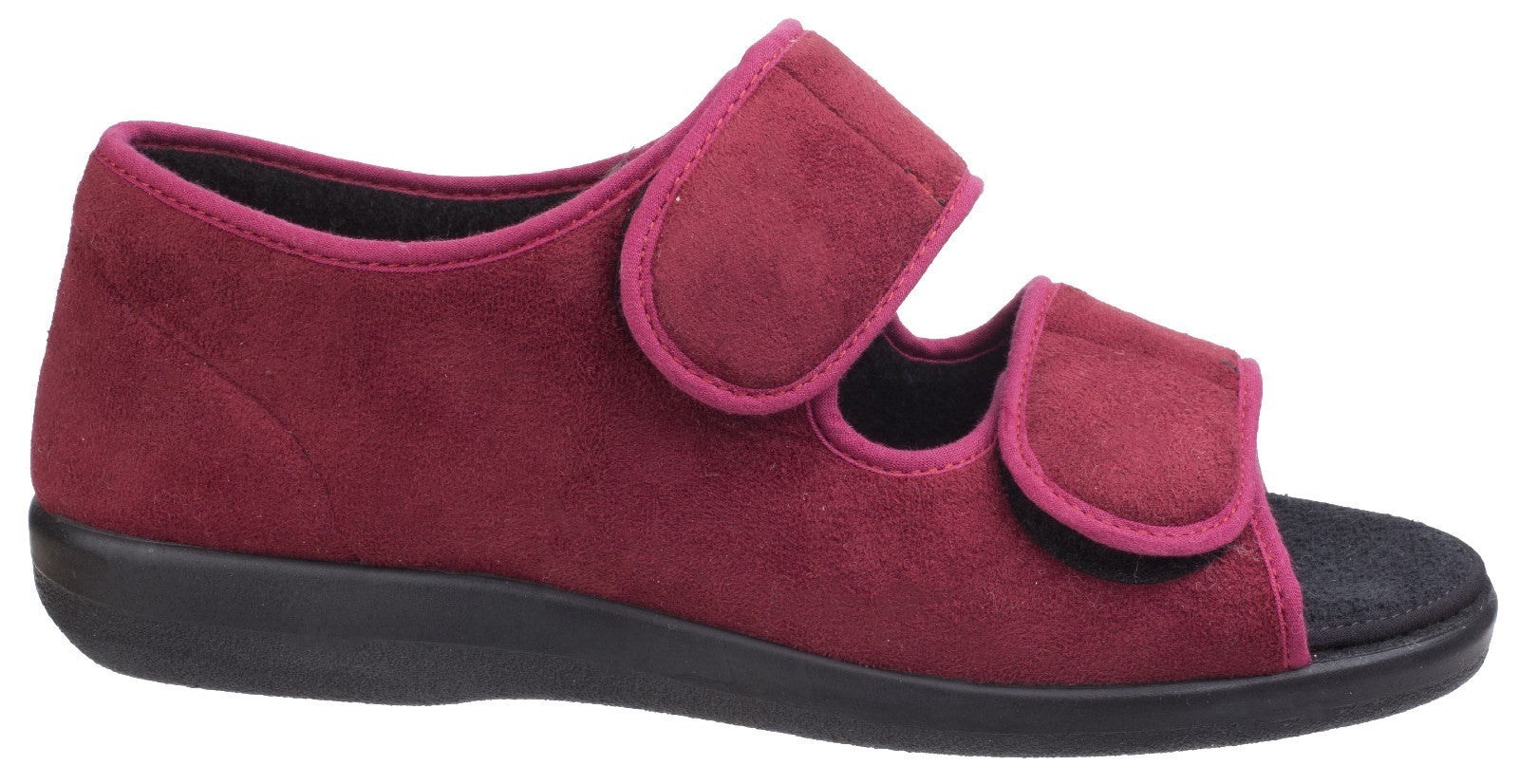 GBS Brompton 3E Extra Wide Fit Touch Fastening Slippers GBS