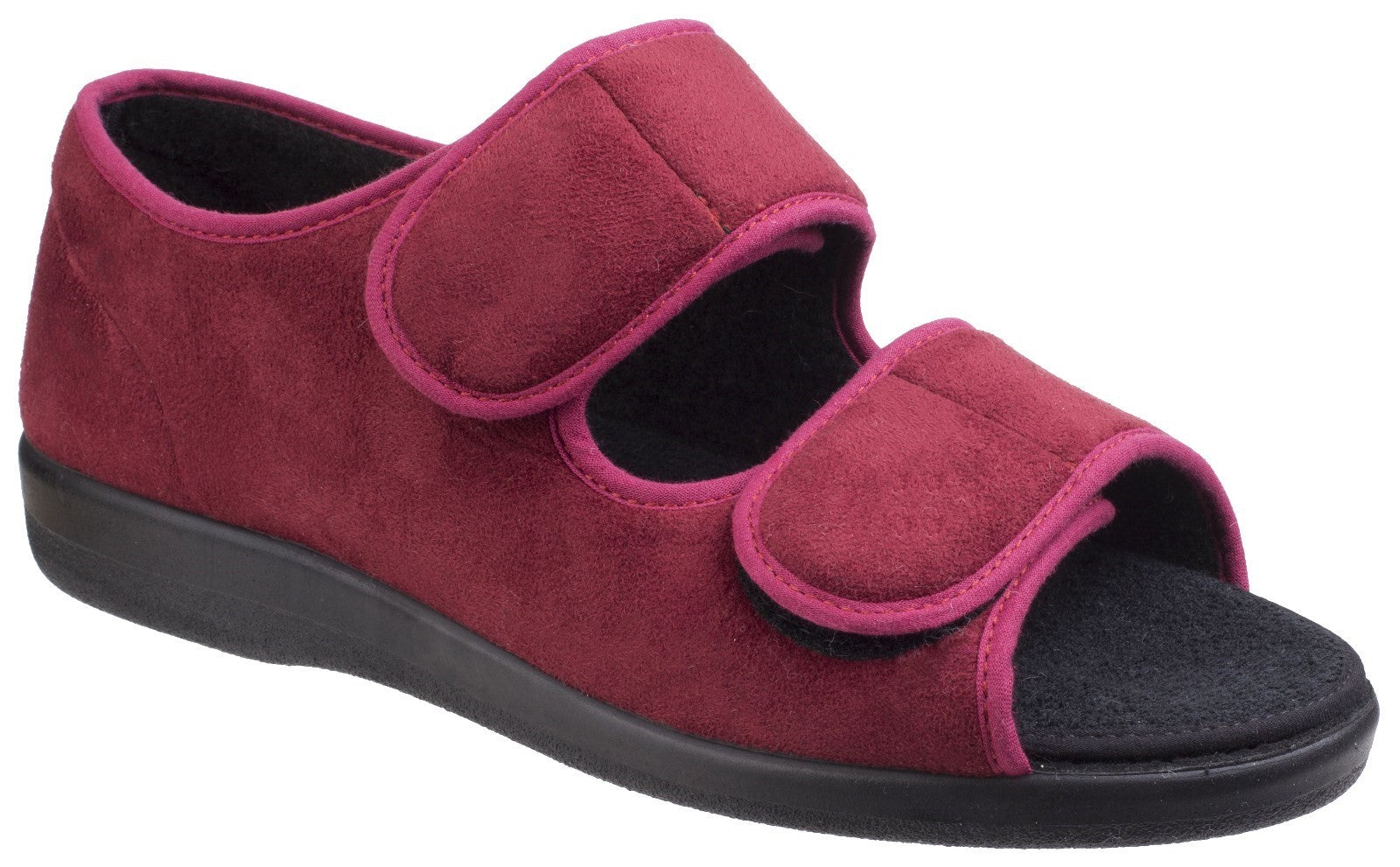 GBS Brompton 3E Extra Wide Fit Touch Fastening Slippers GBS