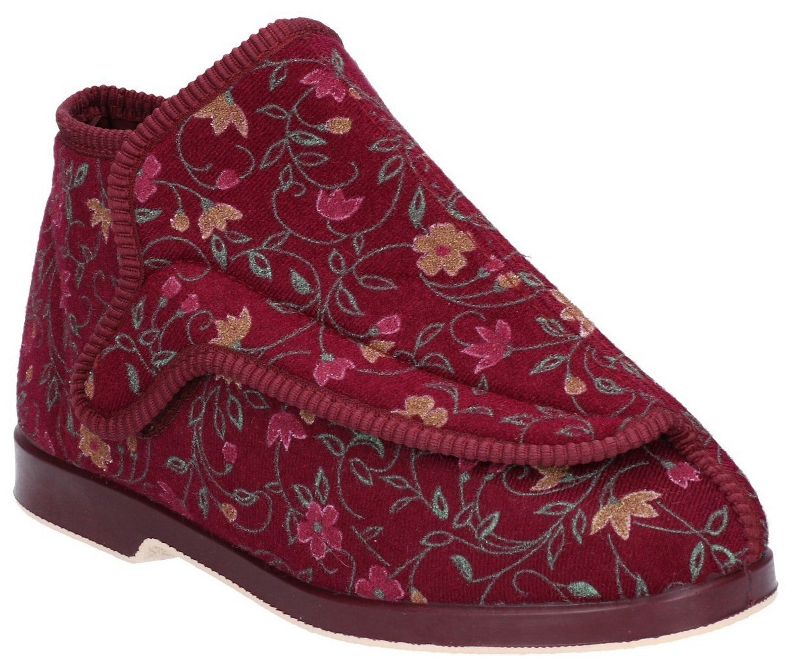 GBS Rhona Ladies 5E Extra Wide Fit Bootie Slippers GBS