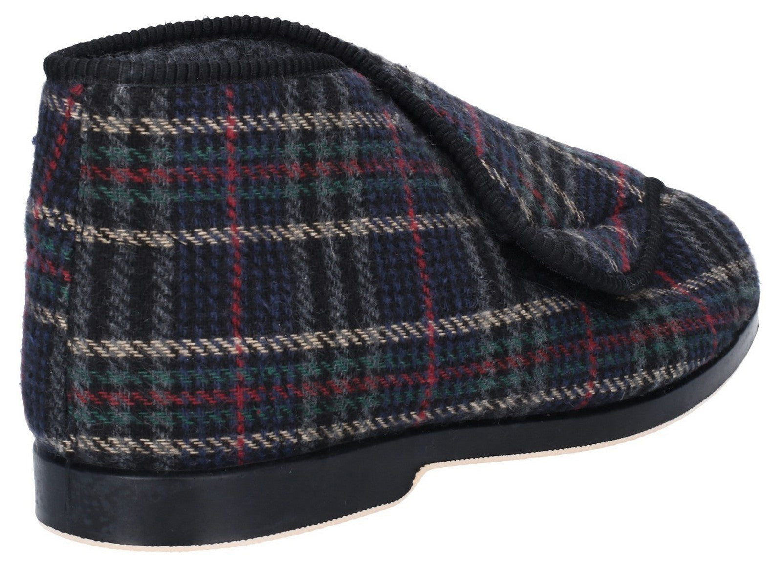 GBS William Mens Touch Fastening Bootie Slippers GBS