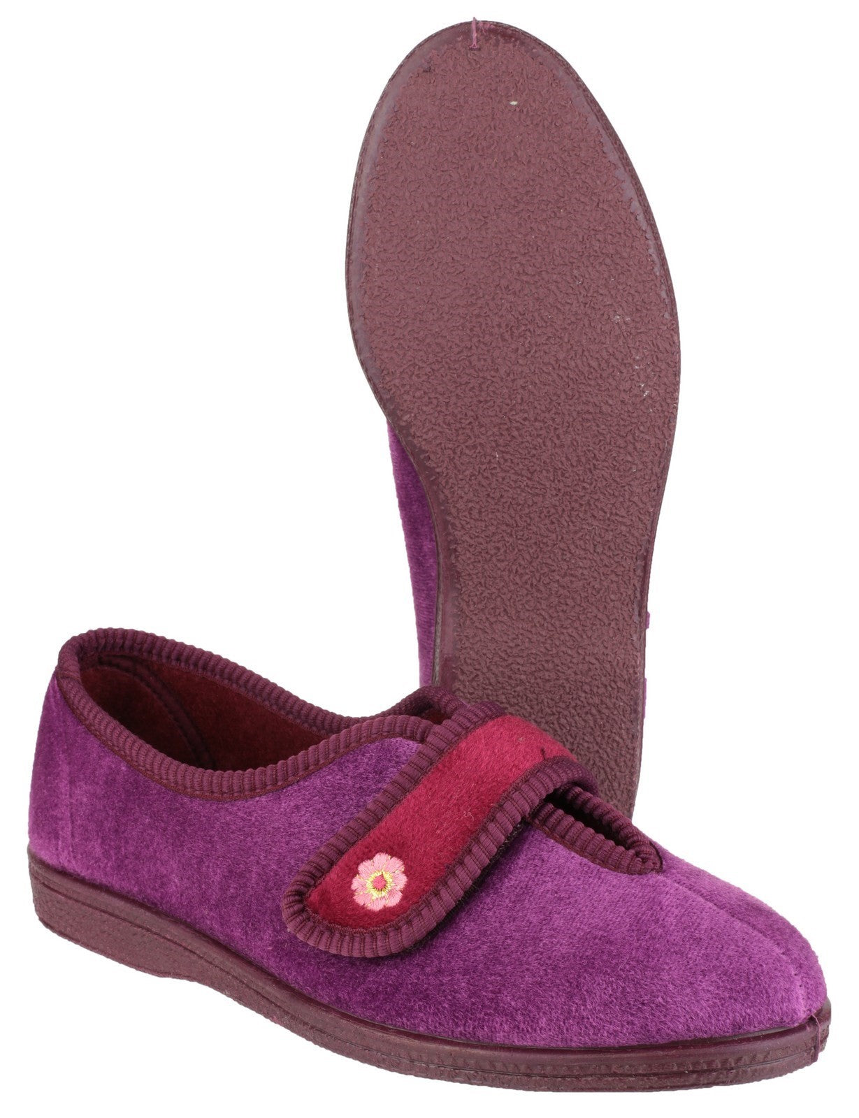 Mirak Andrea Ladies Touch Fastening Slippers Mirak