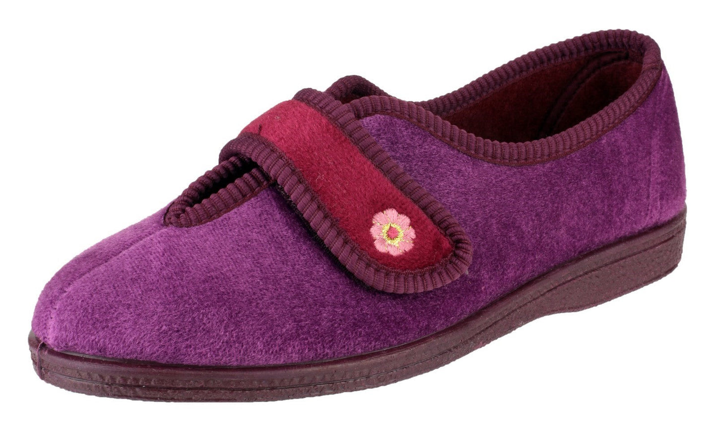 Mirak Andrea Ladies Touch Fastening Slippers Mirak
