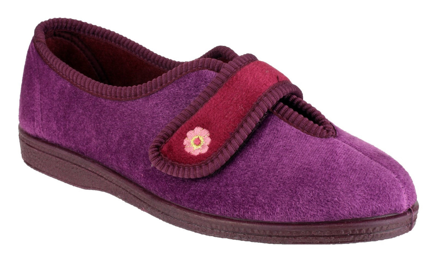 Mirak Andrea Ladies Touch Fastening Slippers Mirak