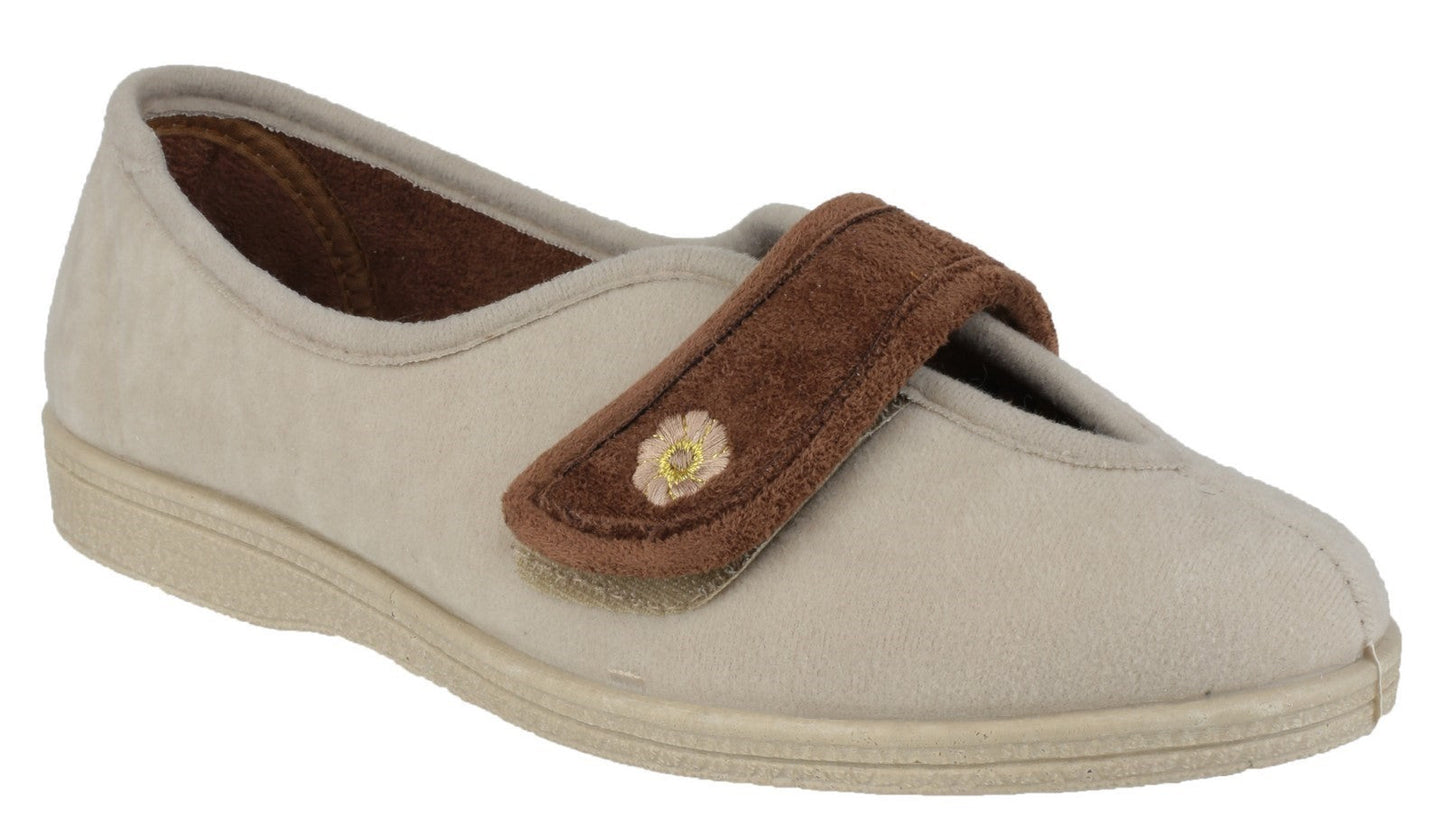 Mirak Andrea Ladies Touch Fastening Slippers Mirak
