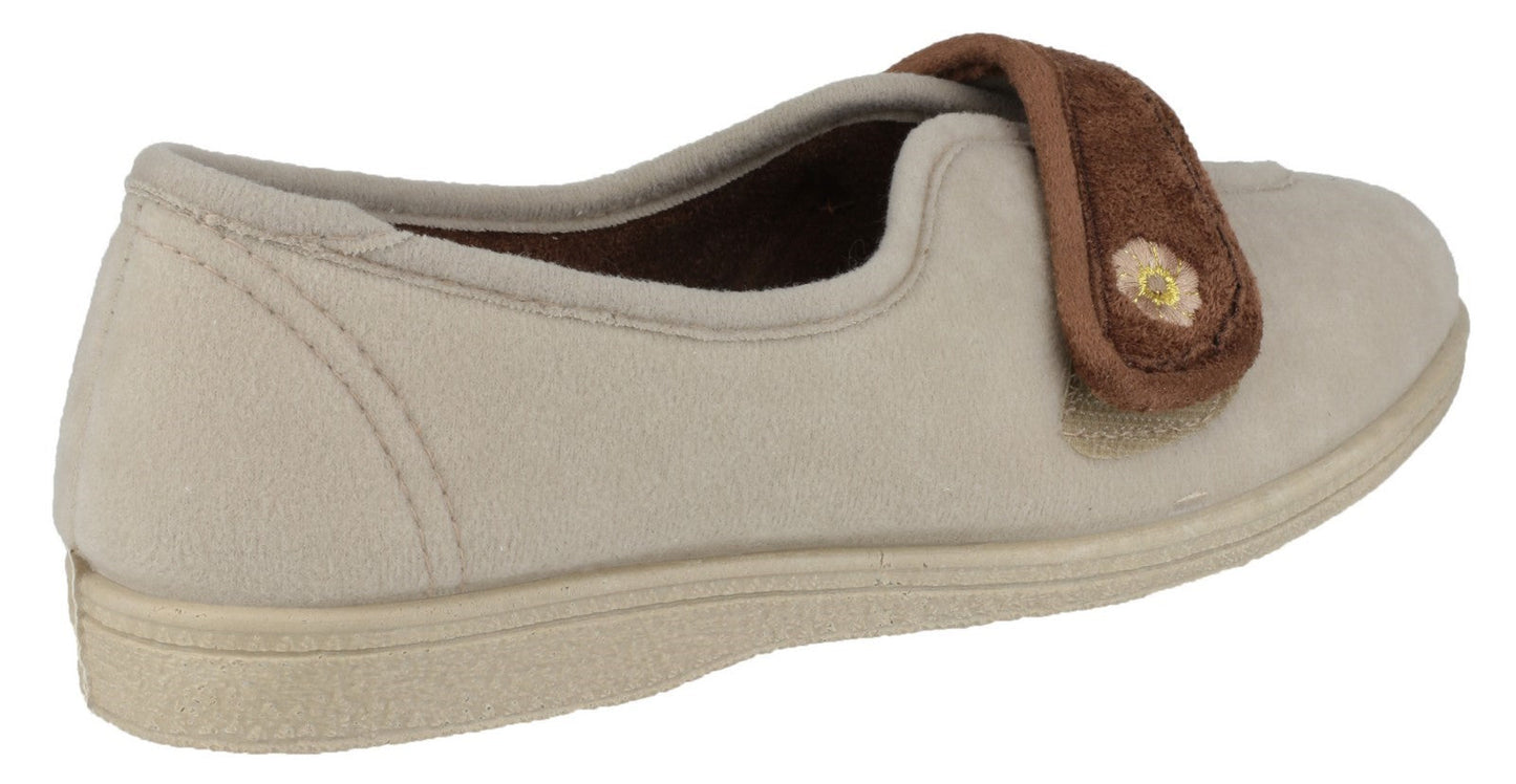 Mirak Andrea Ladies Touch Fastening Slippers Mirak