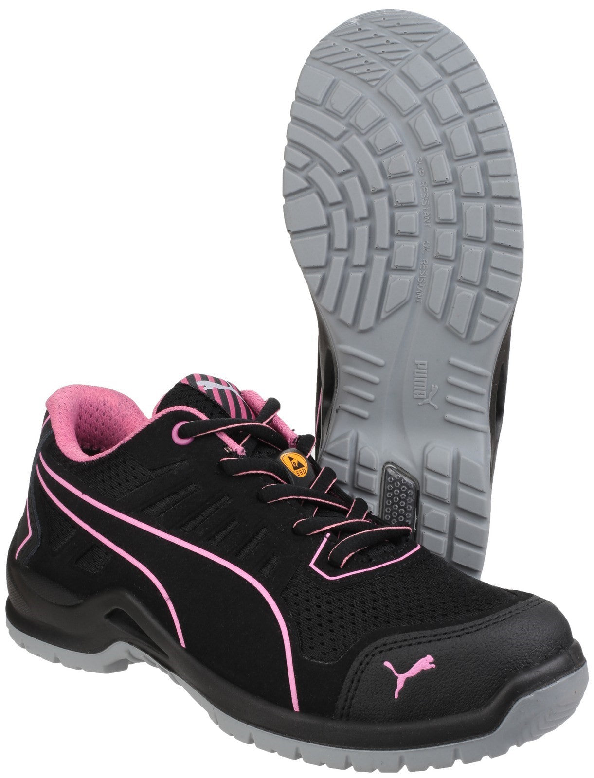 Puma Fuse Tech Lightweight Steel Toe Cap Ladies Safety Trainers Puma Safety