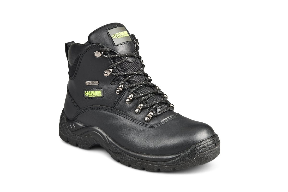 Apache SS812SM Mens Waterproof Steel Toe Safety Hiker Boots Apache