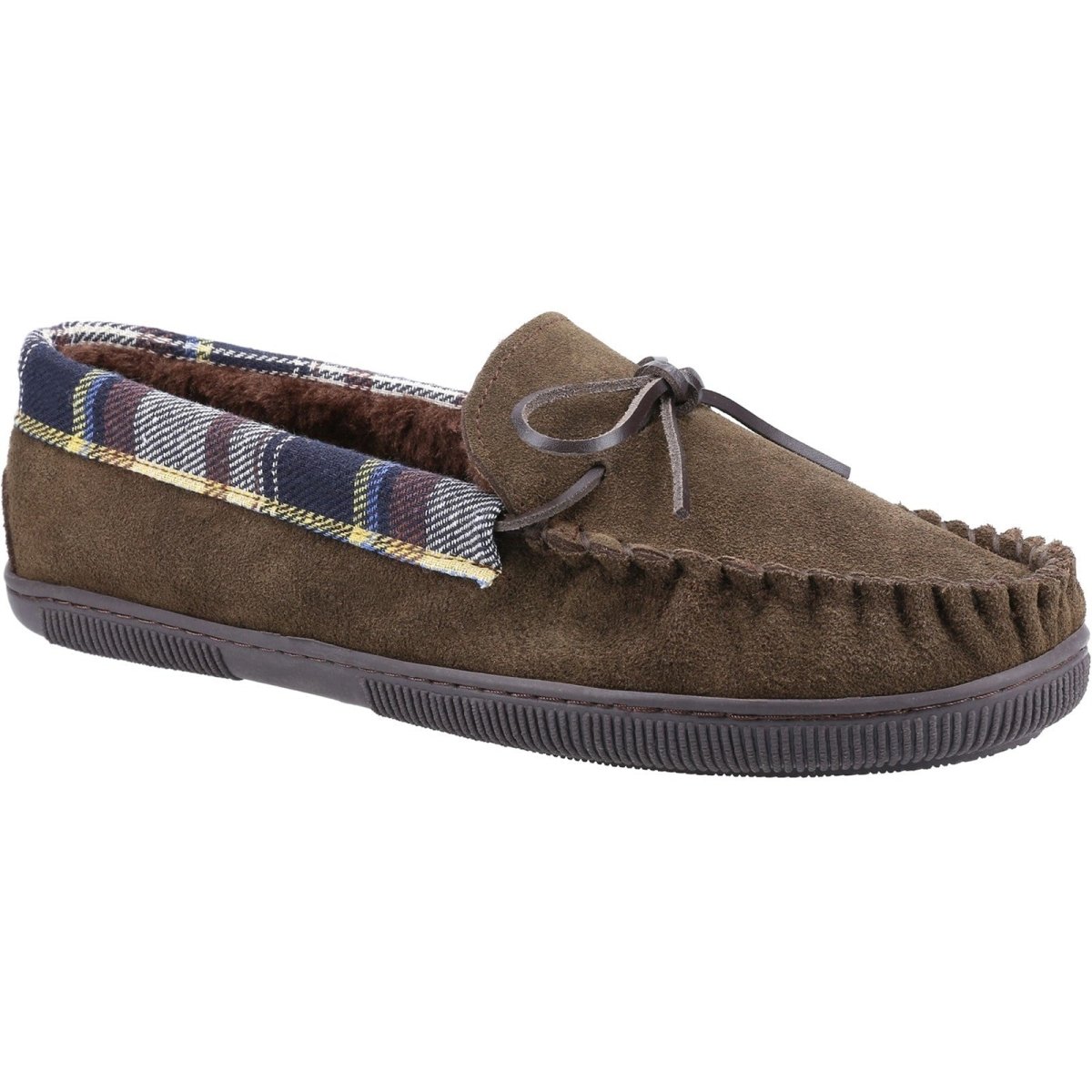 Cotswold Sodbury Suede Mens Moccasin Slippers Cotswold