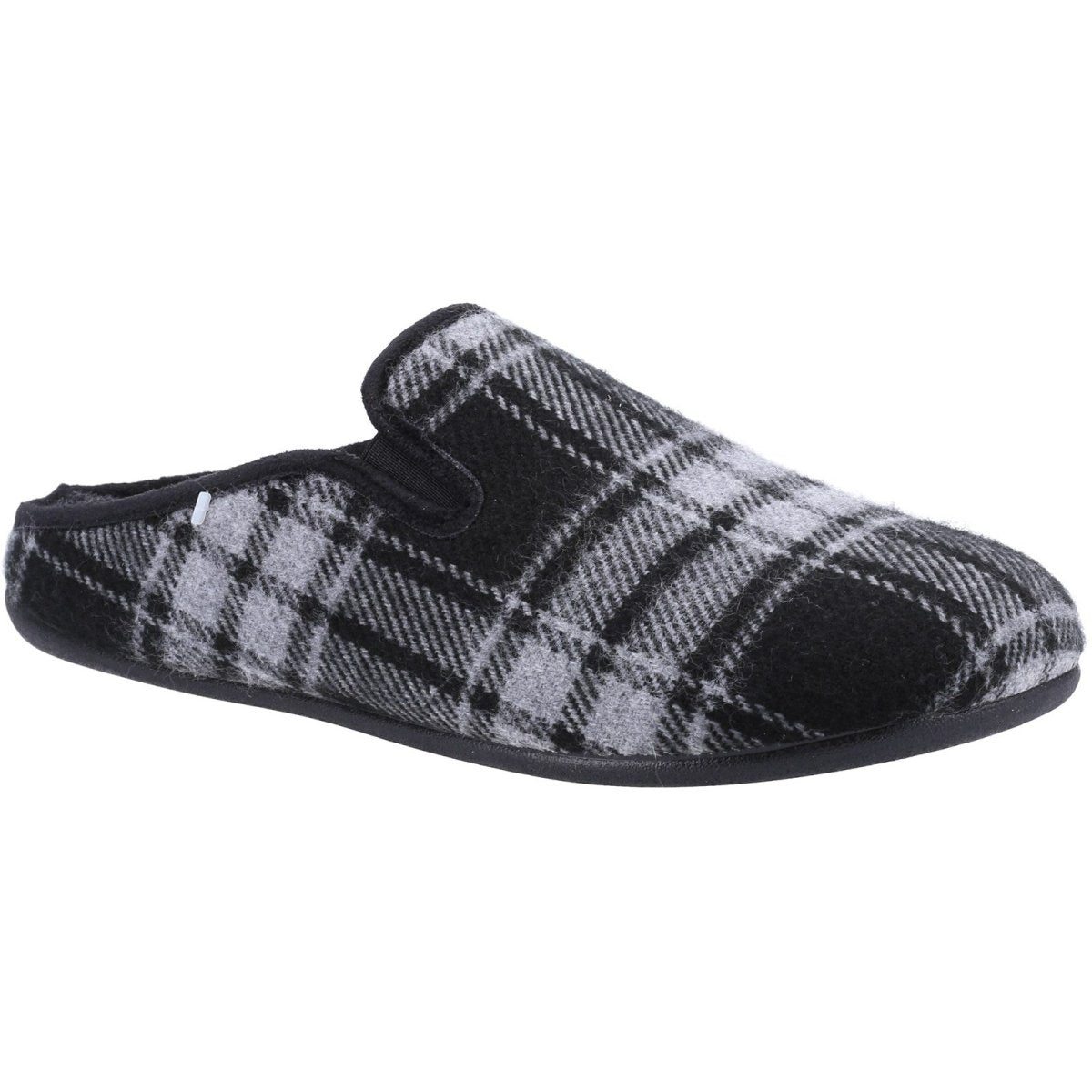 Cotswold Syde Chequered Slip-On Mens Mule Slippers Cotswold