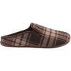 Cotswold Syde Chequered Slip-On Mens Mule Slippers Cotswold