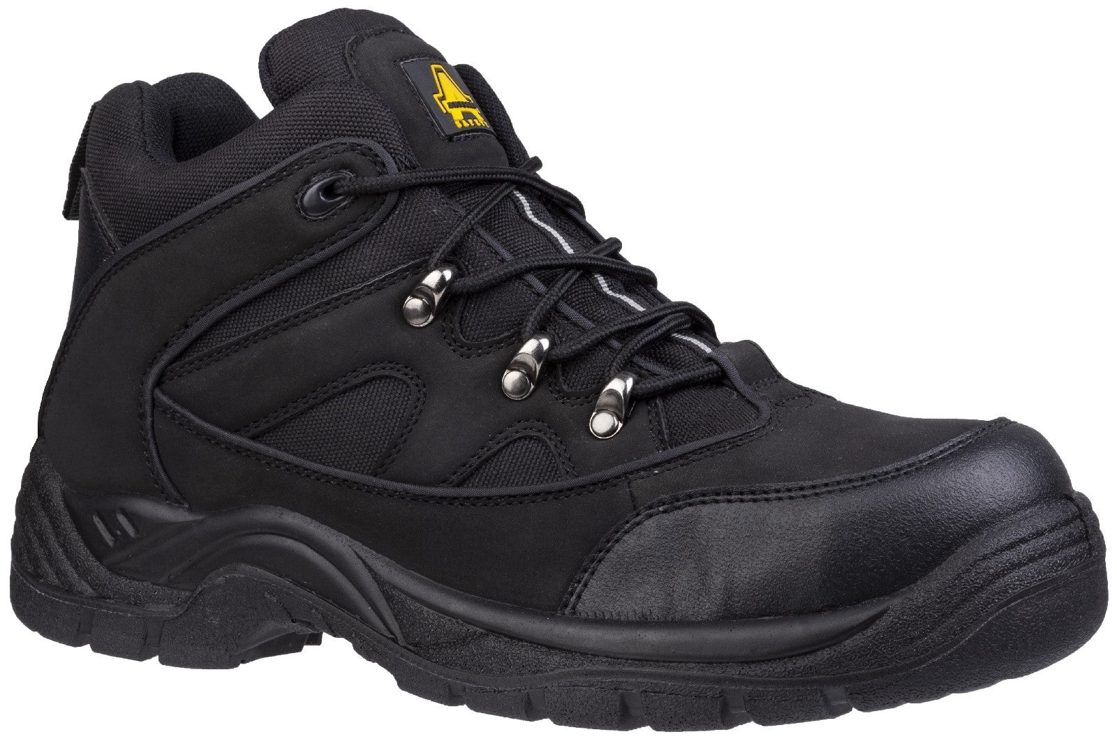 Amblers FS151 Vegan-Friendly Black Steel Toe Cap Safety Boots Amblers Safety