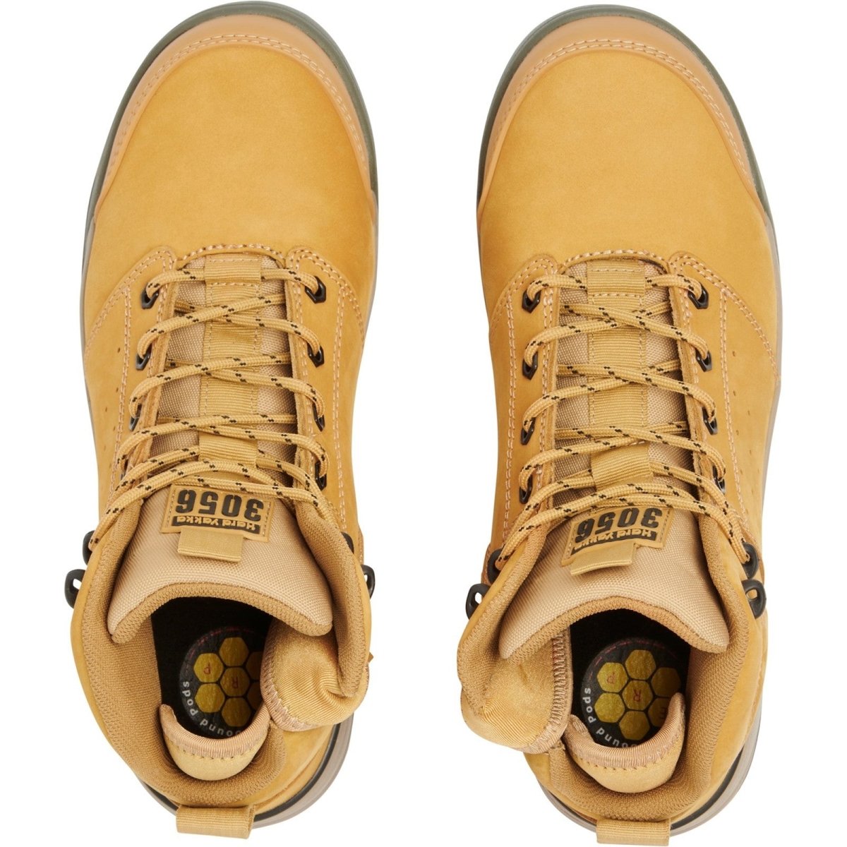 Hard Yakka 3056 Mens Lace & Zip Composite Safety Boots Hard Yakka